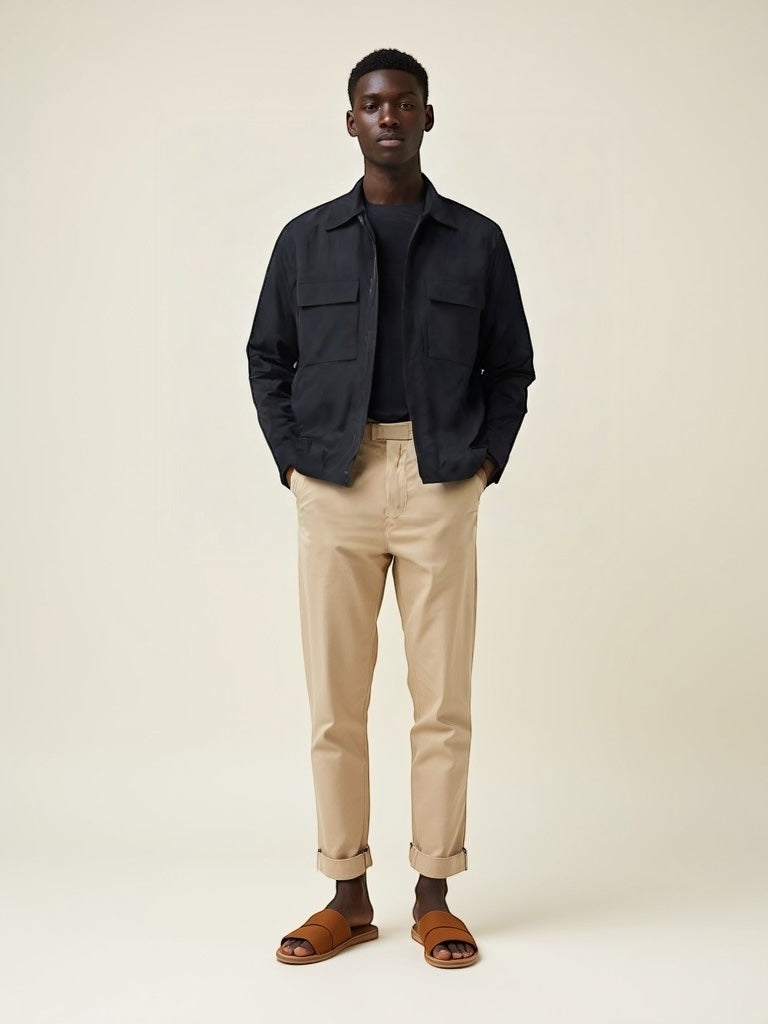LURINI OVERJACKET DARKNAVY